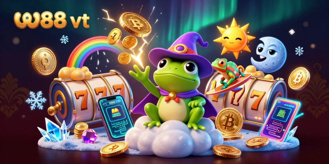 Trải nghiệm cá cược tại w88 vt với trò chơi slot kích thích và phần thưởng lớn.
