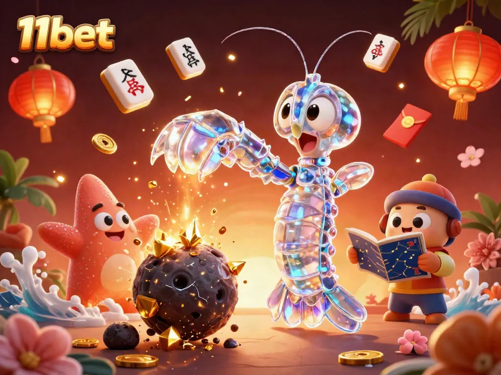 Experience thrilling action with the 11bet cosmic gambler as they uncover treasures in a vibrant casino universe.