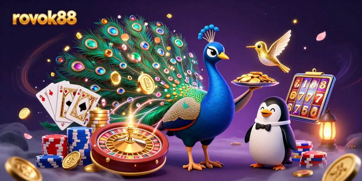 Engage with rokok88's vibrant casino experience featuring animated characters and dynamic gaming elements.