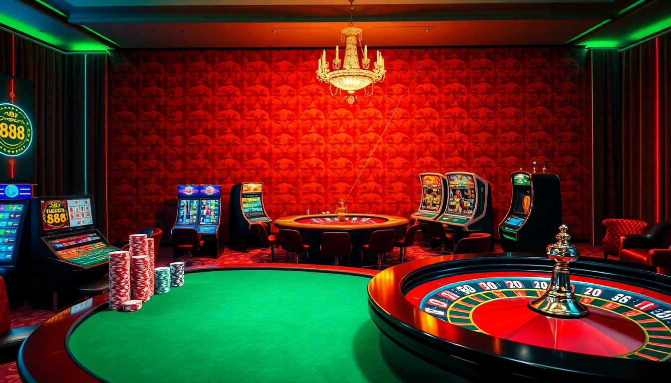 Experience the thrilling atmosphere of nhà cái 888NEW with exciting online gambling visuals.